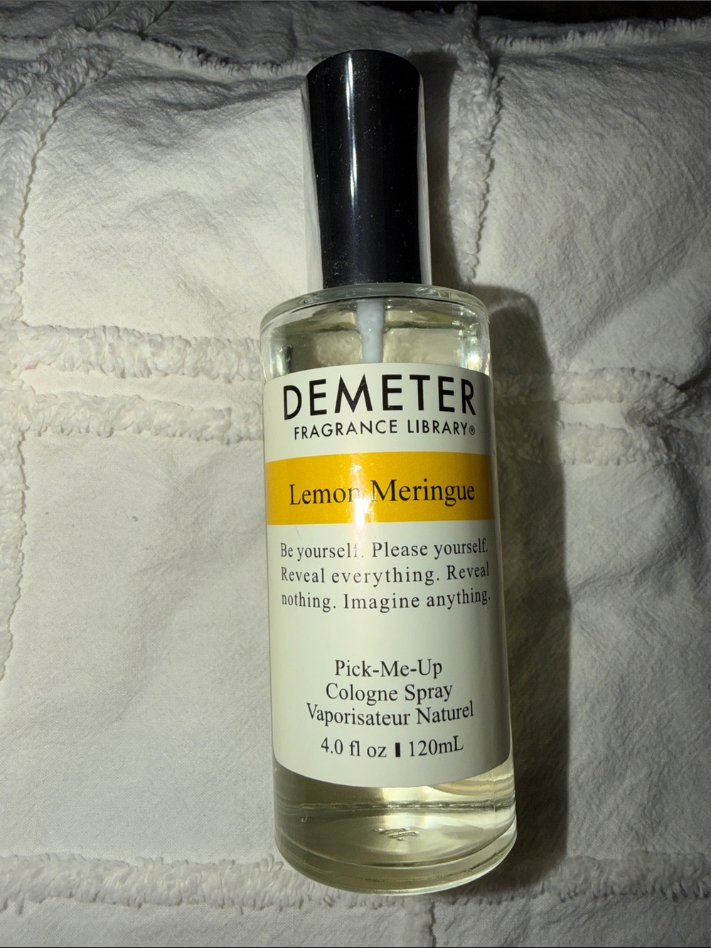 Demeter Lemon Meringue Pick-Me-Up Cologne Spray - Yellow, Black
